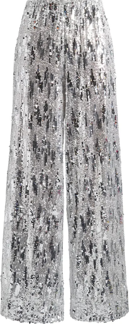 Topshop Sequin Wide Leg Pants | Nordstrom | Nordstrom