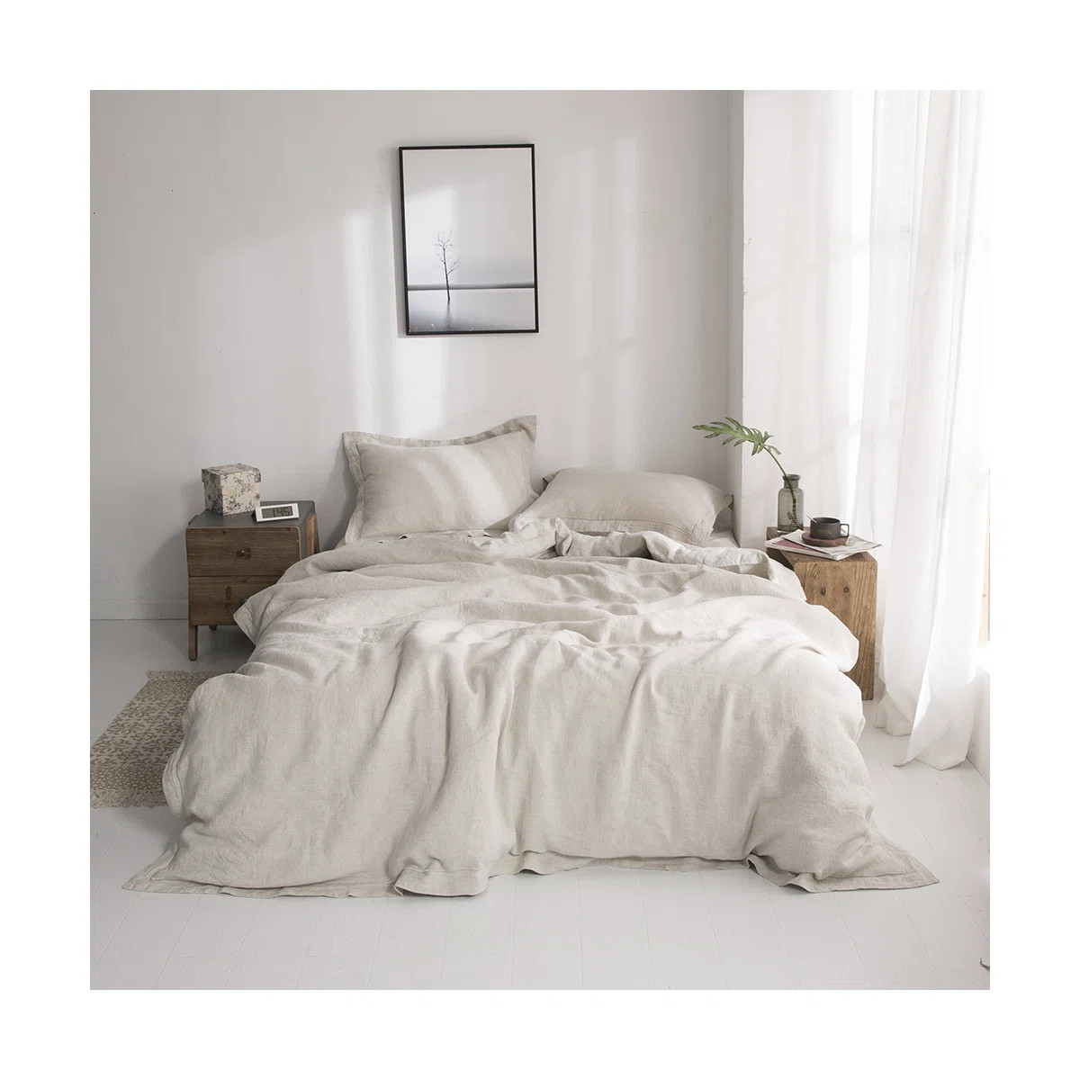 100% Linen Duvet Cover Set | Wayfair North America