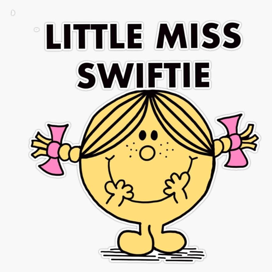 Little Miss Swiftie Sticker Vinyl Waterproof Sticker Decal Car Laptop Wall Window Bumper Sticker 5" | Amazon (US)