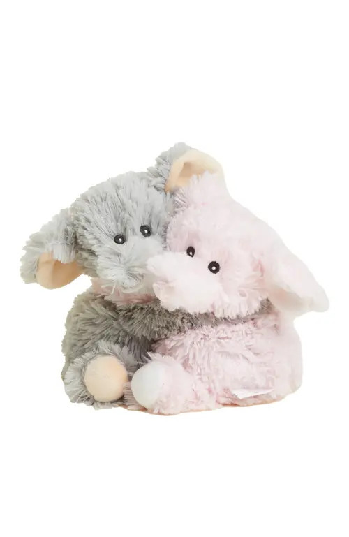 Warmies Elephant Hugs Plush Toy in Pink/grey at Nordstrom, Size Small | Nordstrom
