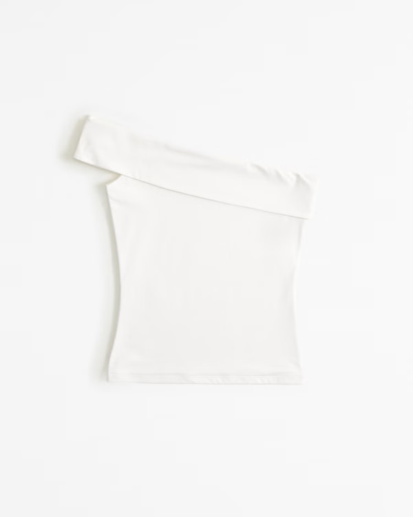 Women's Asymmetrical Cotton-Modal Top | Women's Tops | Abercrombie.com | Abercrombie & Fitch (US)