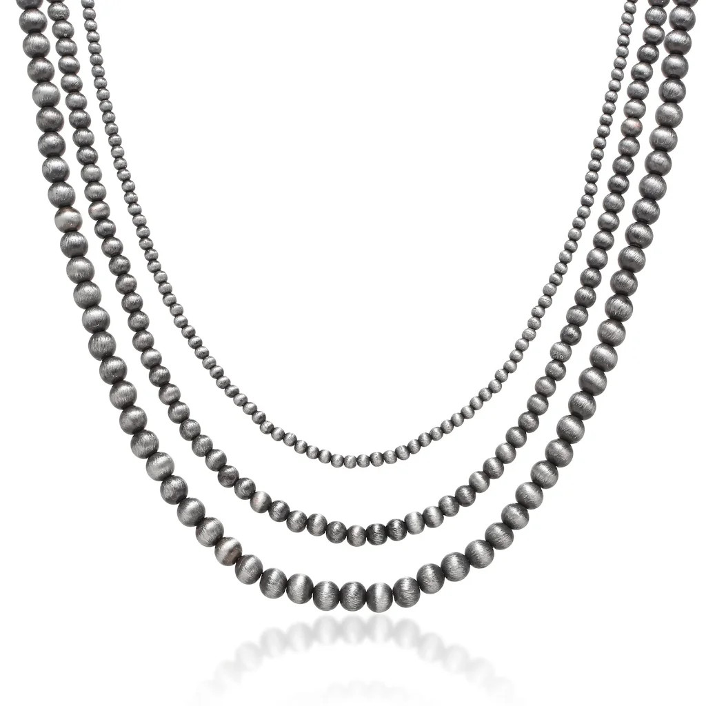 Vintage Grey-Pearl Beads Necklace Choker Fashion Western Necklace Jewelry | Walmart (US)