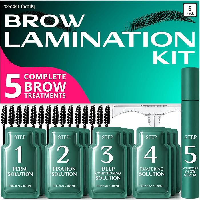 Brow & Lash Lamination Kit (5 Complete Brow Laminations) | Amazon (US)