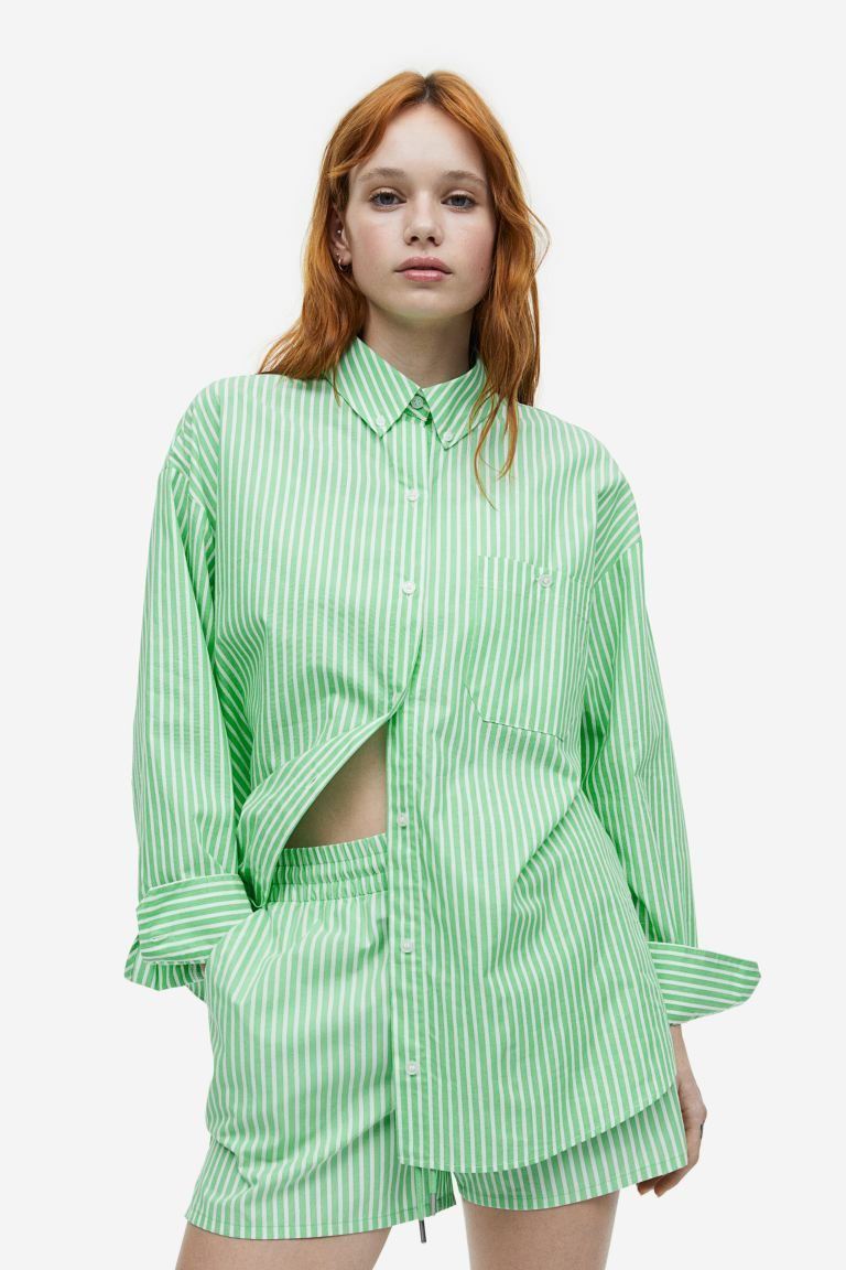 Oversized Poplin Shirt | H&M (US)