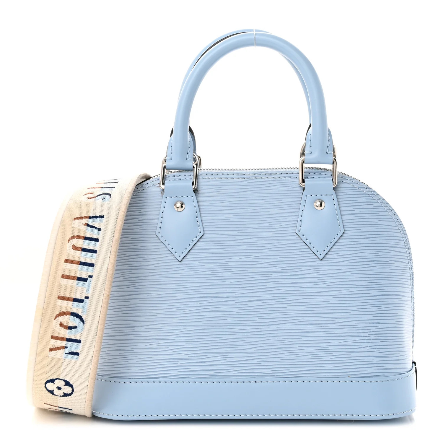 Epi Jacquard Alma BB Bleu Nuage | FASHIONPHILE (US)