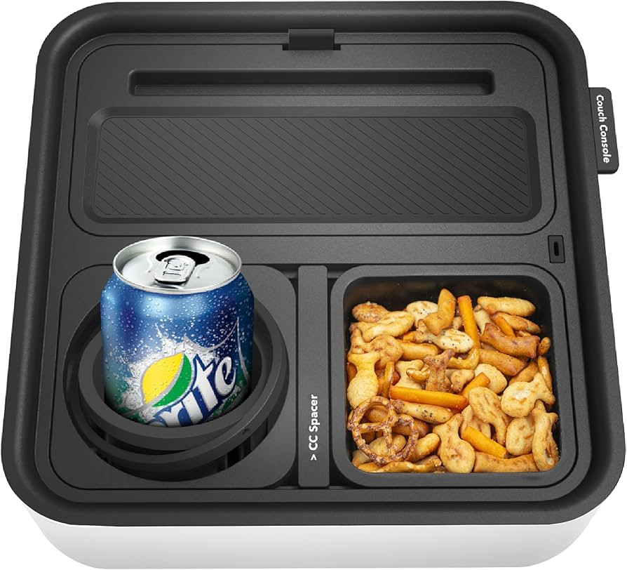 CouchConsole Original Tray - Drinks & Snacks Sofa Caddy with Armrest, Table with Phone Stand- TV ... | Amazon (US)