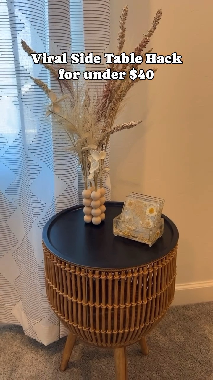 Planter turned into side table 

#LTKhome #LTKfindsunder50