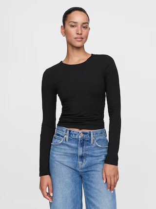 Modern Compact Jersey Cropped T-Shirt | Gap (US)
