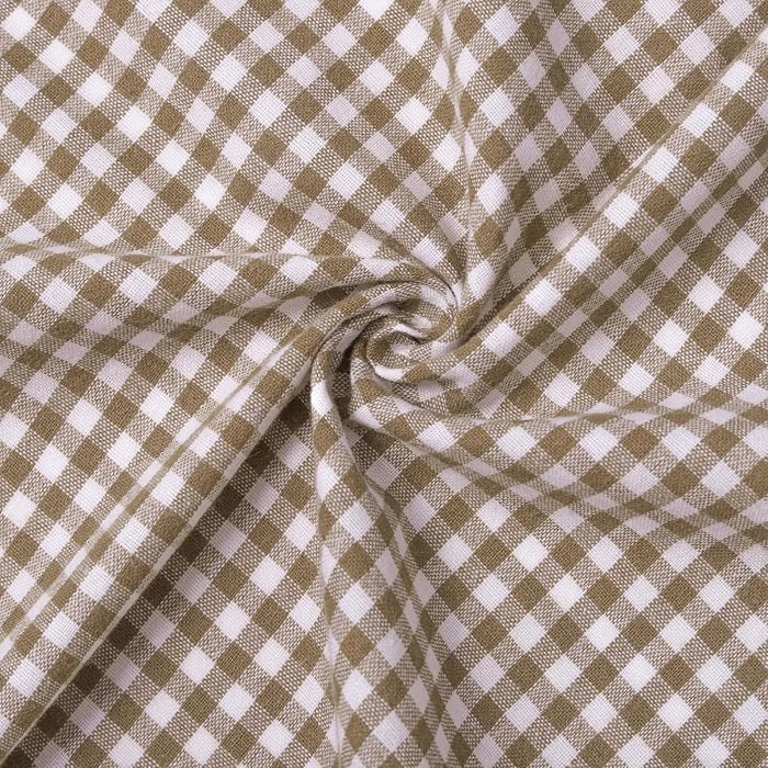 57\u201dW x 36\u201dL Gingham Poly-Cotton Fabric Cut By The Yard, Checkered Plaid Vintage Fabric ... | Amazon (US)