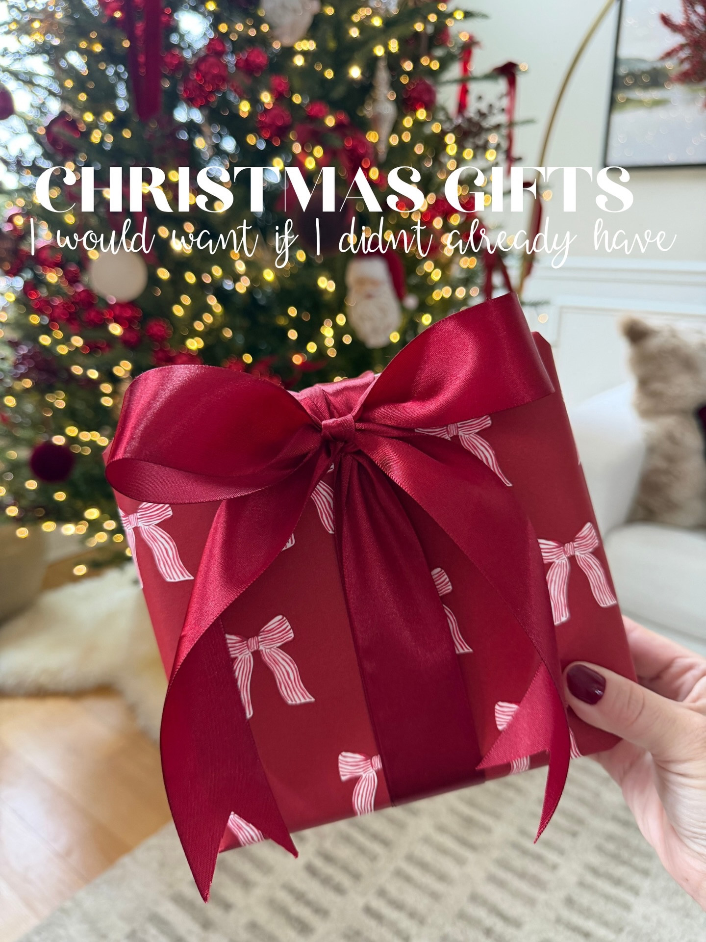 Dear Santa, here is my wishlist but I’d also like to share with someone ✨ Comment LIST and I’ll send you everything so you can treat yourself too! 

Espresso machine that I cannot live without, new snow boots I’ve been eyeing since last year, non toxic air fryer we cannot get enough of, only hair styling tools I trust, favorite skincare, chocolate suede bag, designer inspired home decor, & some more 🎀 

#giftguide #ltkholiday #ltkgiftguide #giftideasforher #christmaswishlist #ralphscoffee
