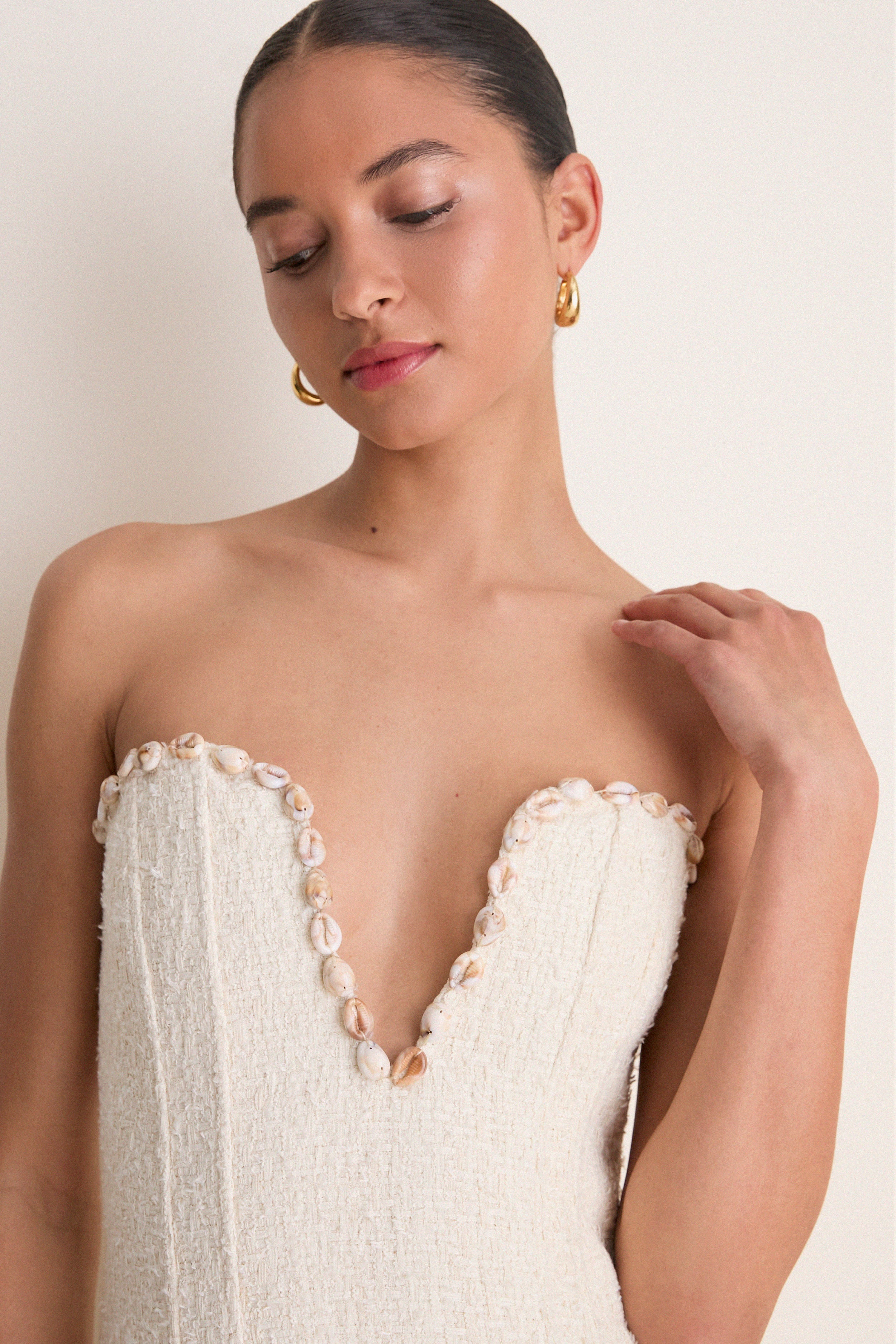 Ecru Rhia Mini Dress | Tuckernuck (US)