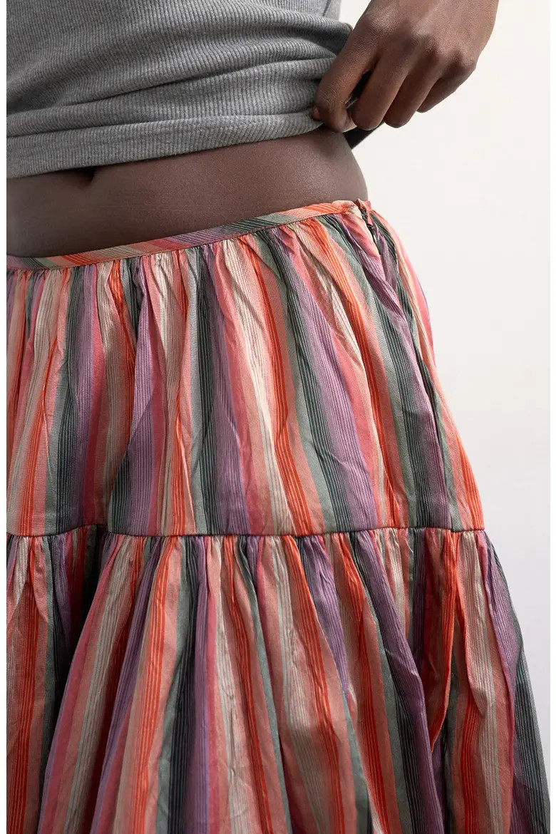 Striped Taffeta Skirt (Women) | Nordstrom | Nordstrom