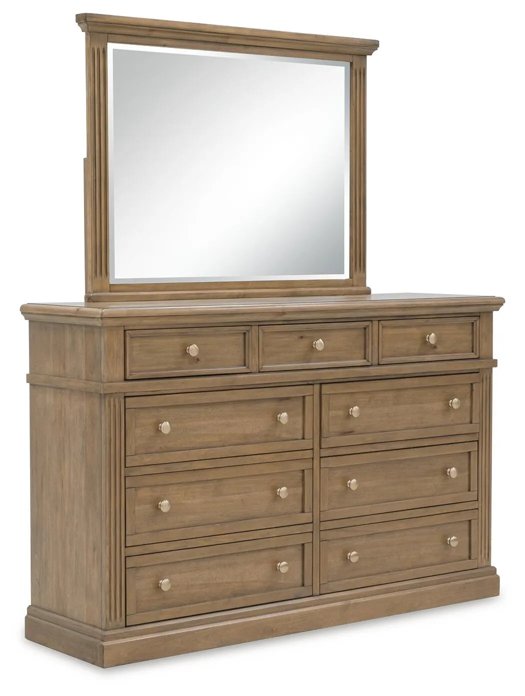 Mylarken 9 Drawer Dresser and Mirror | Ashley | Ashley