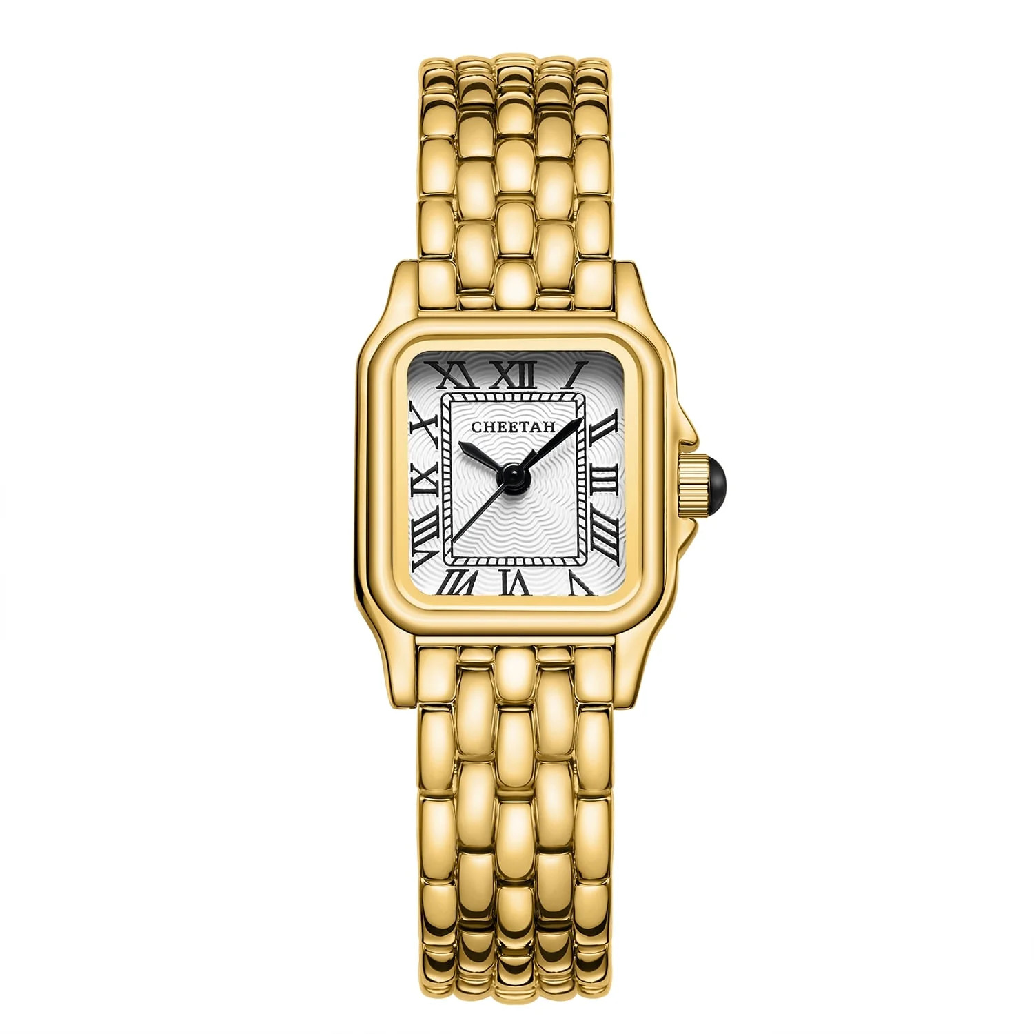 GOLDEN HOUR Gold Watches for Women with Small Vintage Bracelet, Rectangular Case Roman Dial | Walmart (US)