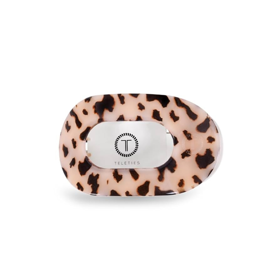 TELETIES - Large Flat Round Clip - Strong Grip, Bendable Teeth, Comfortable Curved Design - For L... | Amazon (US)