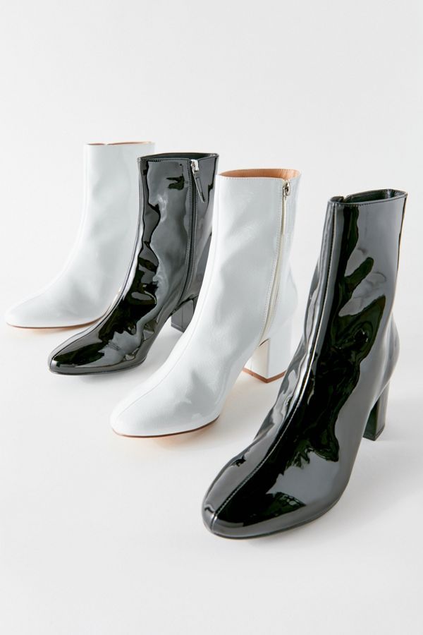 UO Alana Patent Faux Leather Boot | Urban Outfitters (US and RoW)