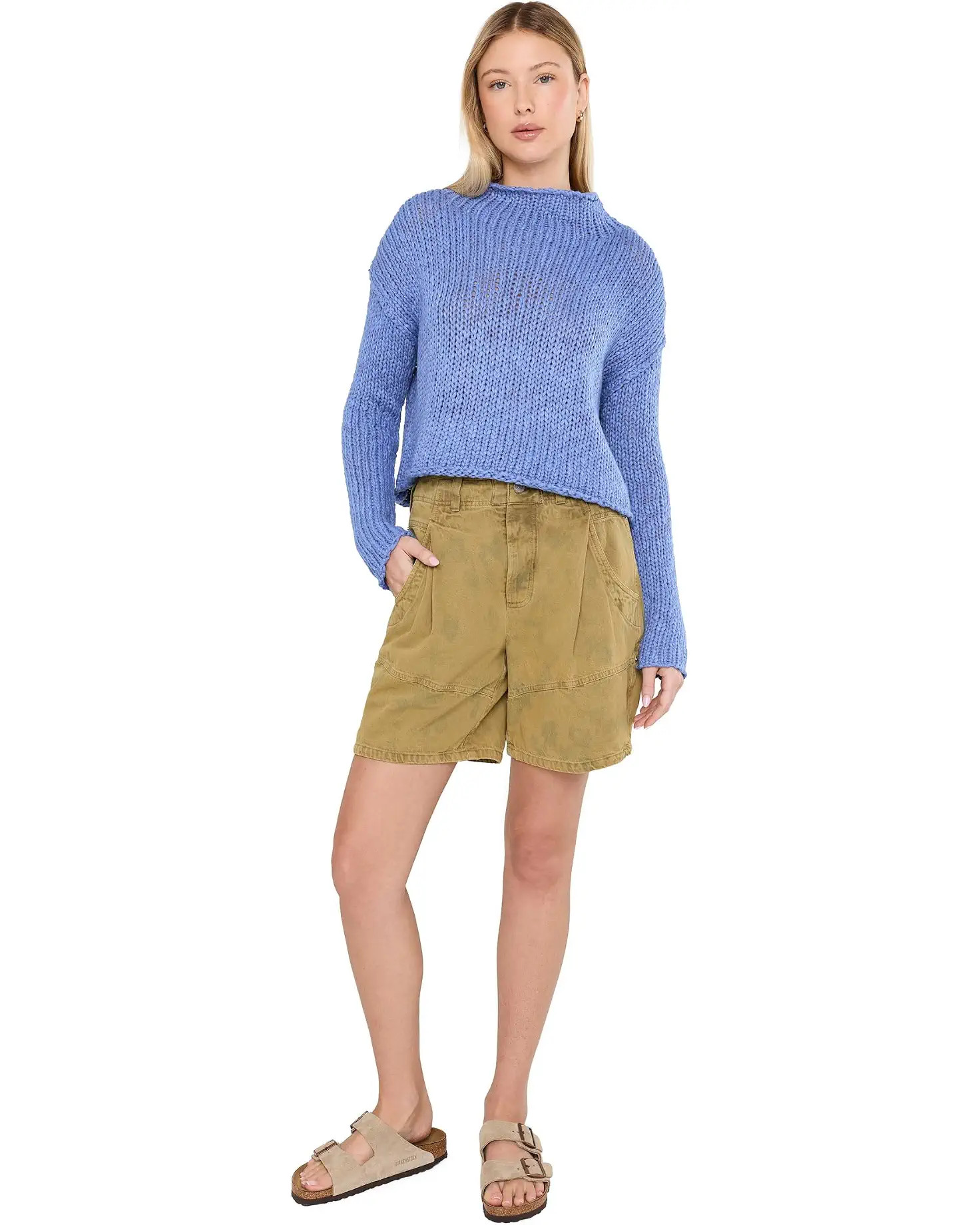 Free People Opal Sweater Women's Sweater Tea : XS (Women's 0-2), Acrylic/Cotton | Zappos.com