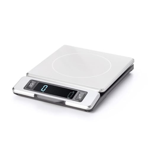 OXO Good Grips 11-Pound Stainless Steel Kitchen Scale with Pull-Out Display - Black | Amazon (US)
