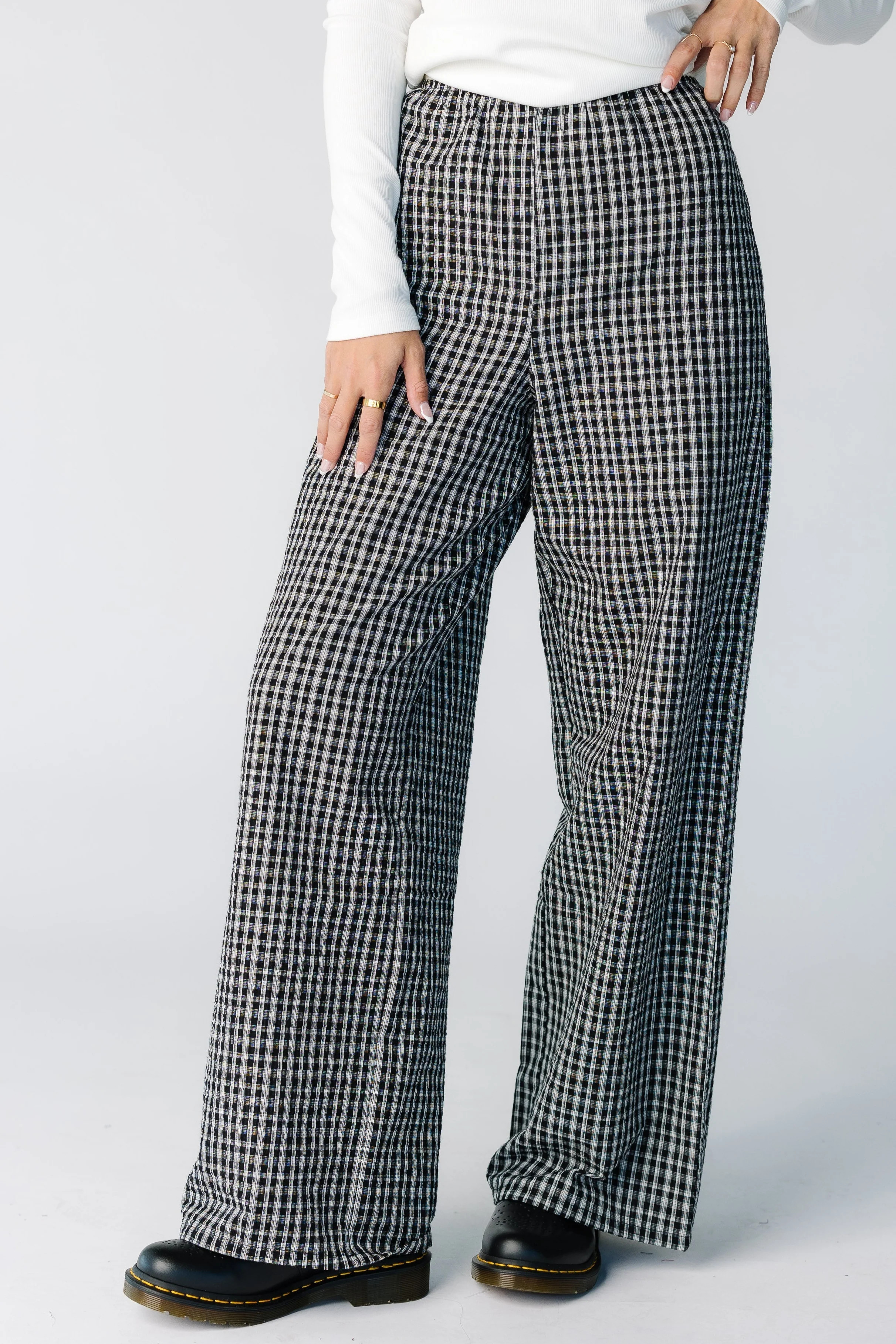 Sally Checker Seersucker Pants | Called To Surf