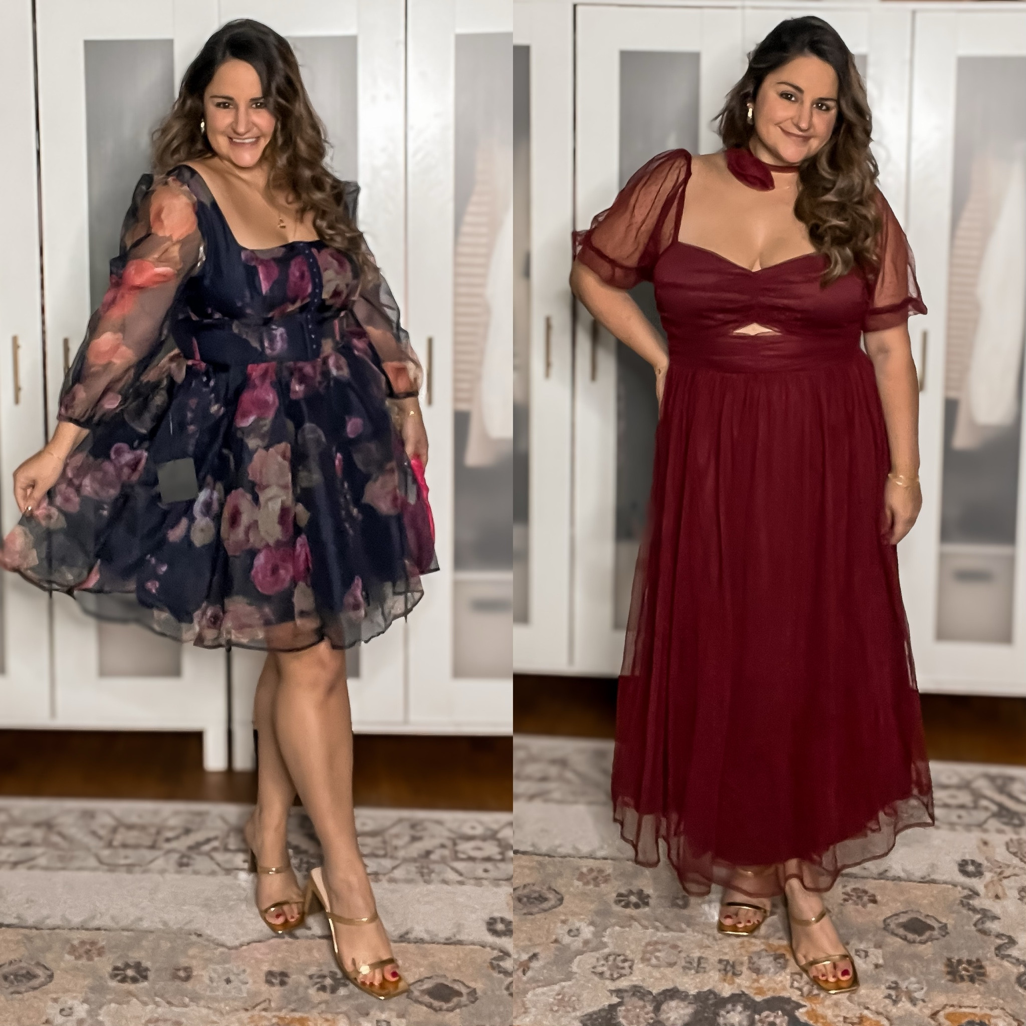 How fun is the corset dress with gorgeous floral print and sheer sleeves and red maxi dress with a tasteful cutout!

I’m wearing this as a birthday dress and holiday dress!

Wearing an XL

Lulus
Selkie
Skater dress
Puffy dress
Sheer sleeves
Dress with sleeves
Holiday dress
Navy dress
Shirt dress
Midsize
Curvy 

Follow my shop @SweetHomeAshley on the @shop.LTK app to shop this post and get my exclusive app-only content!

#liketkit #LTKparties #LTKHoliday #LTKmidsize
@shop.ltk
https://liketk.it/4mFG1

#LTKparties #LTKHoliday #LTKmidsize