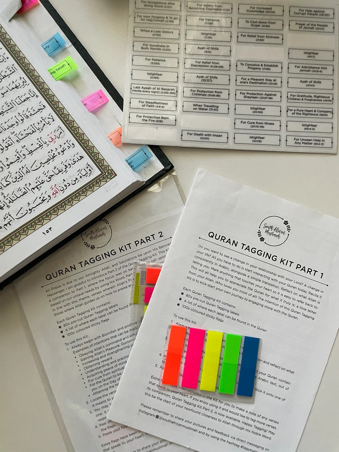 Quran Tagging Kit (Part 1 and 2) | Etsy (US)
