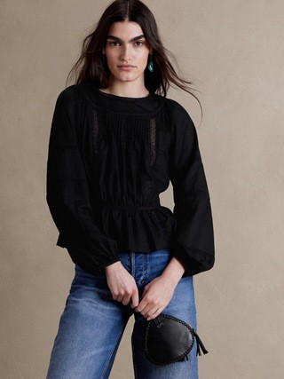 Nellie Cotton Blouse | Banana Republic (US)