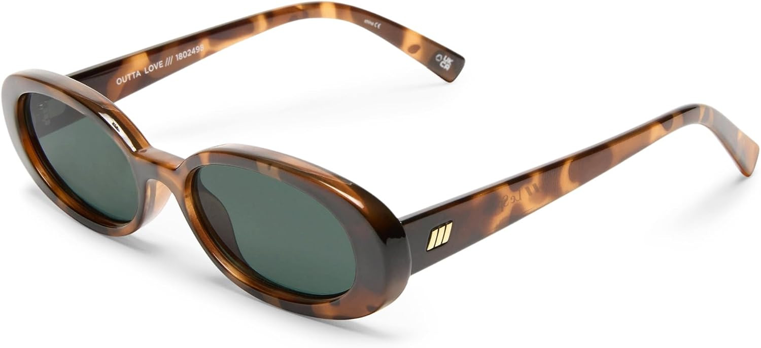 Le Specs Outta Love Retro 90s Vintage Oval Sunglasses for Women and Men | Amazon (US)