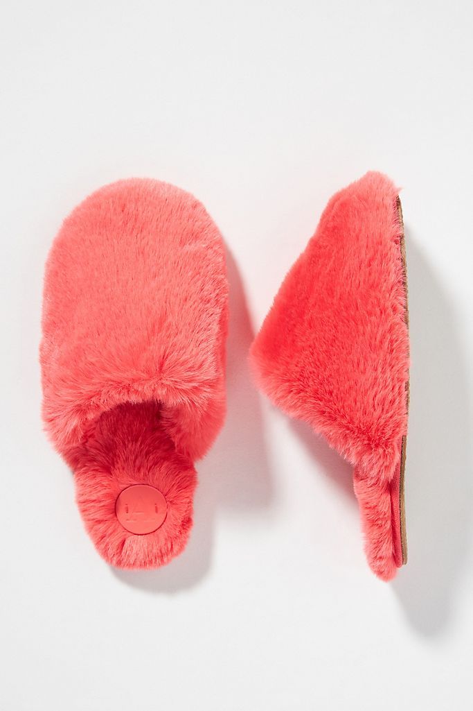 Sadie Faux Fur Slippers | Anthropologie (US)