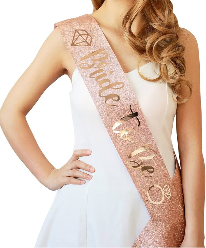 Docooniver Bride to Be Sash for Bridal Shower,Bachelorette Party Favors,Bachelorette Sashes for B... | Amazon (US)