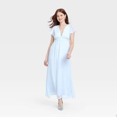 Women's Dolman Short Sleeve Maxi A-Line Dress - A New Day™ | Target