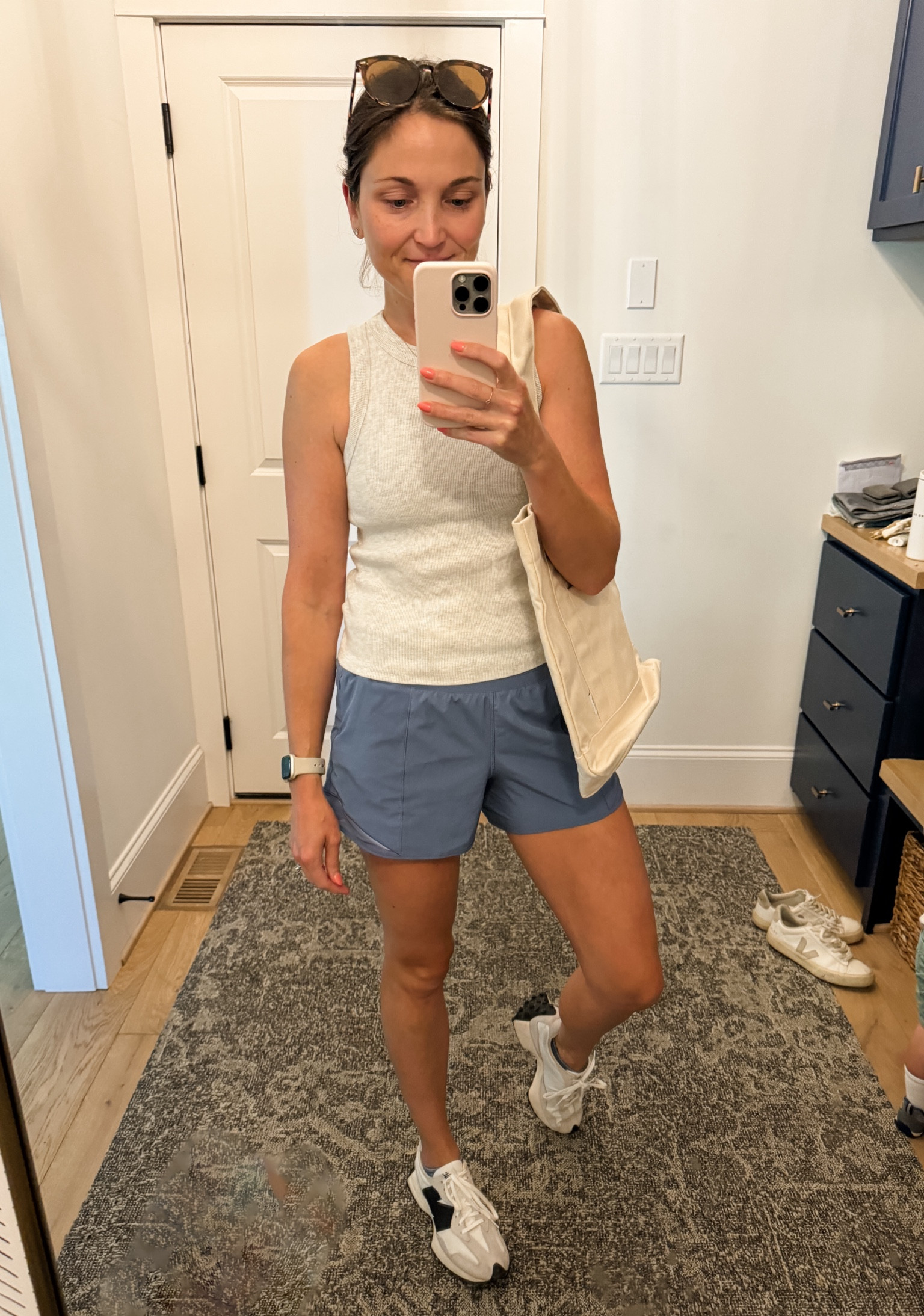 From working out to the farmers market. Loving the hotty hot shorts (I have them jn 3 colors now) and this tank from Old Navy is one of my faves. 

#LTKSeasonal #LTKActive