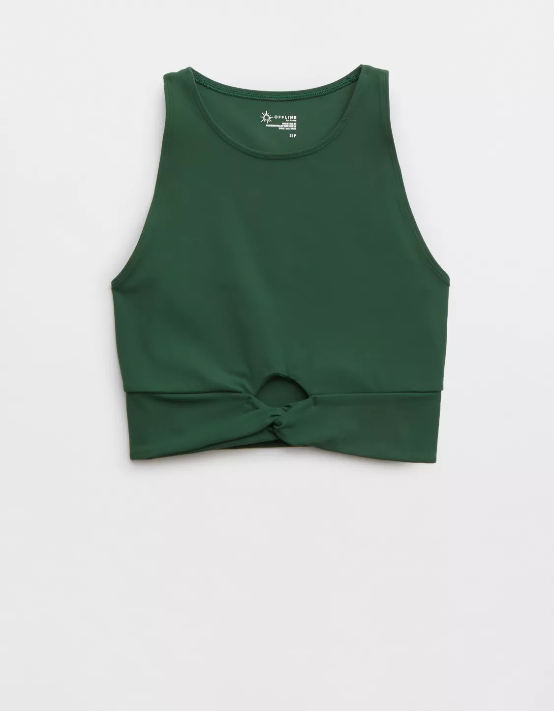 OFFLINE By Aerie Real Me Xtra Twist Crop Tank Top | Aerie