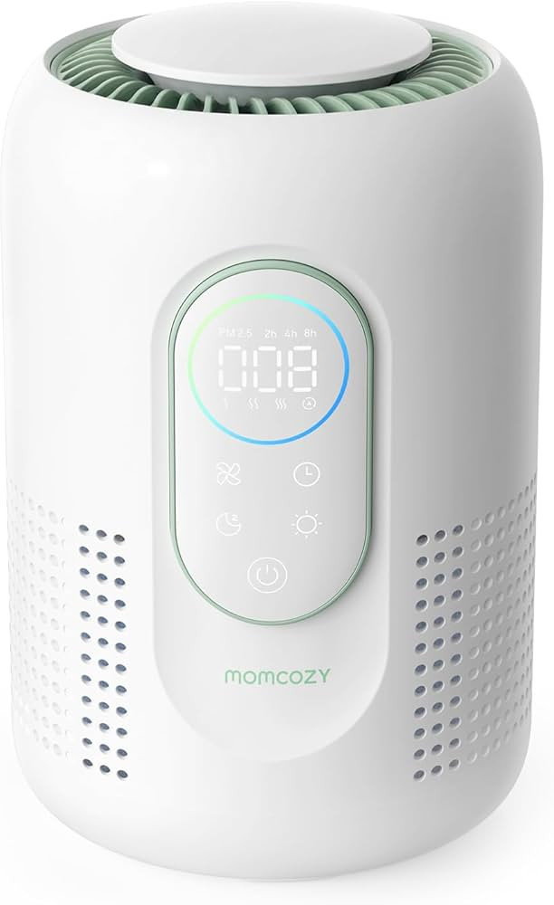 Momcozy Air Purifier, Baby Air Purifier for Bedroom Home Nursery, 4-in-1 HEPA Filter Purifier for... | Amazon (US)