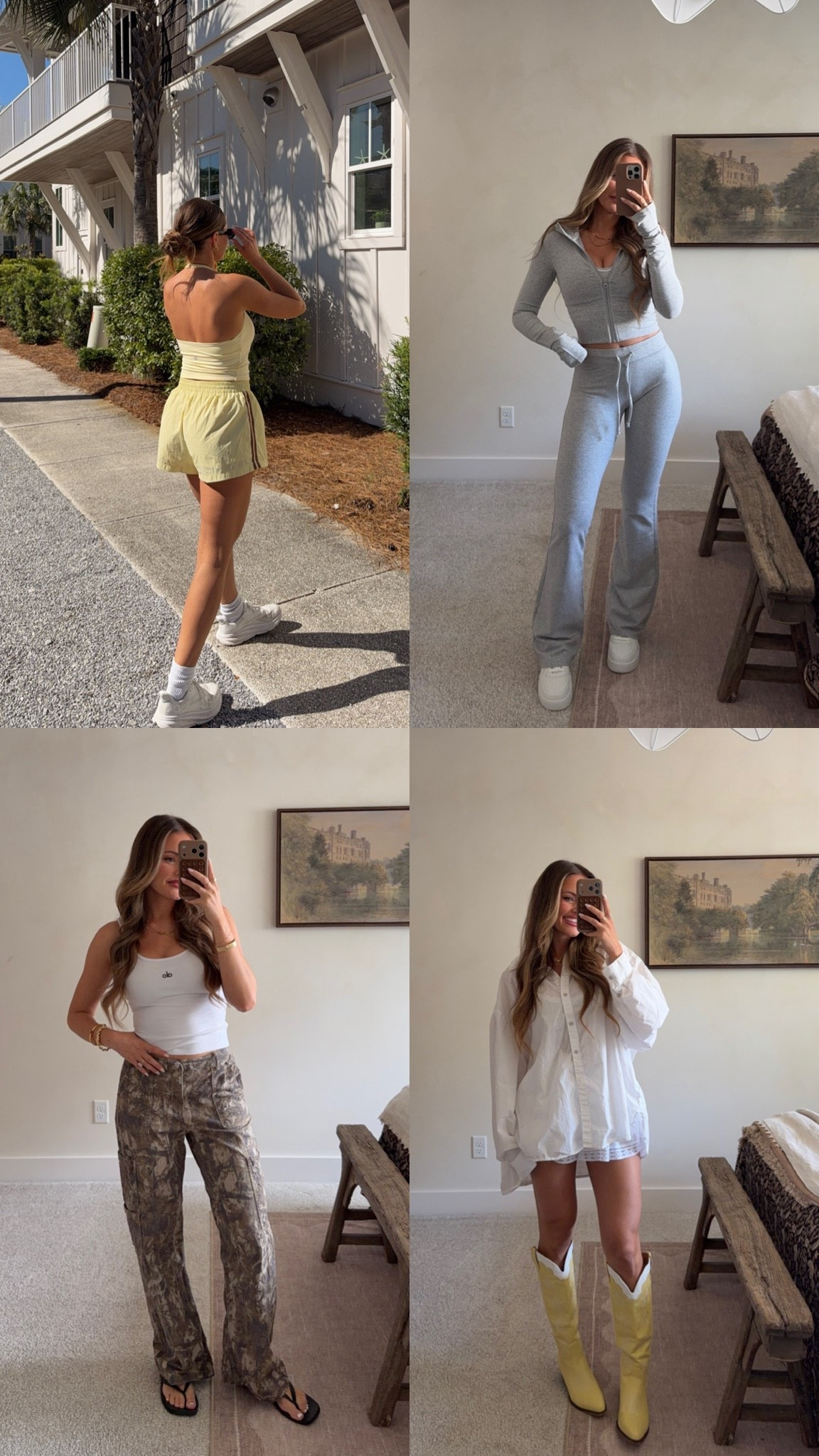 Recent summer outfits that I’ve loved! I’m wearing size S in everything except XL in the white button down & size 6 in the yellow shorts!

#LTKgrwm #LTKootd #LTKActive