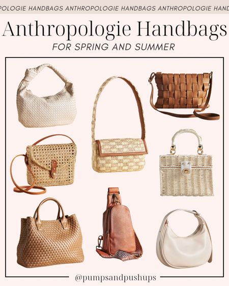 Anthropologie Handbags for Spring and Summer 🌼

#LTKStyleTip #LTKItBag #LTKSeasonal