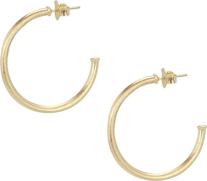Sheila Fajl Petite Favorite Hoop Earrings in Champagne | Amazon (US)