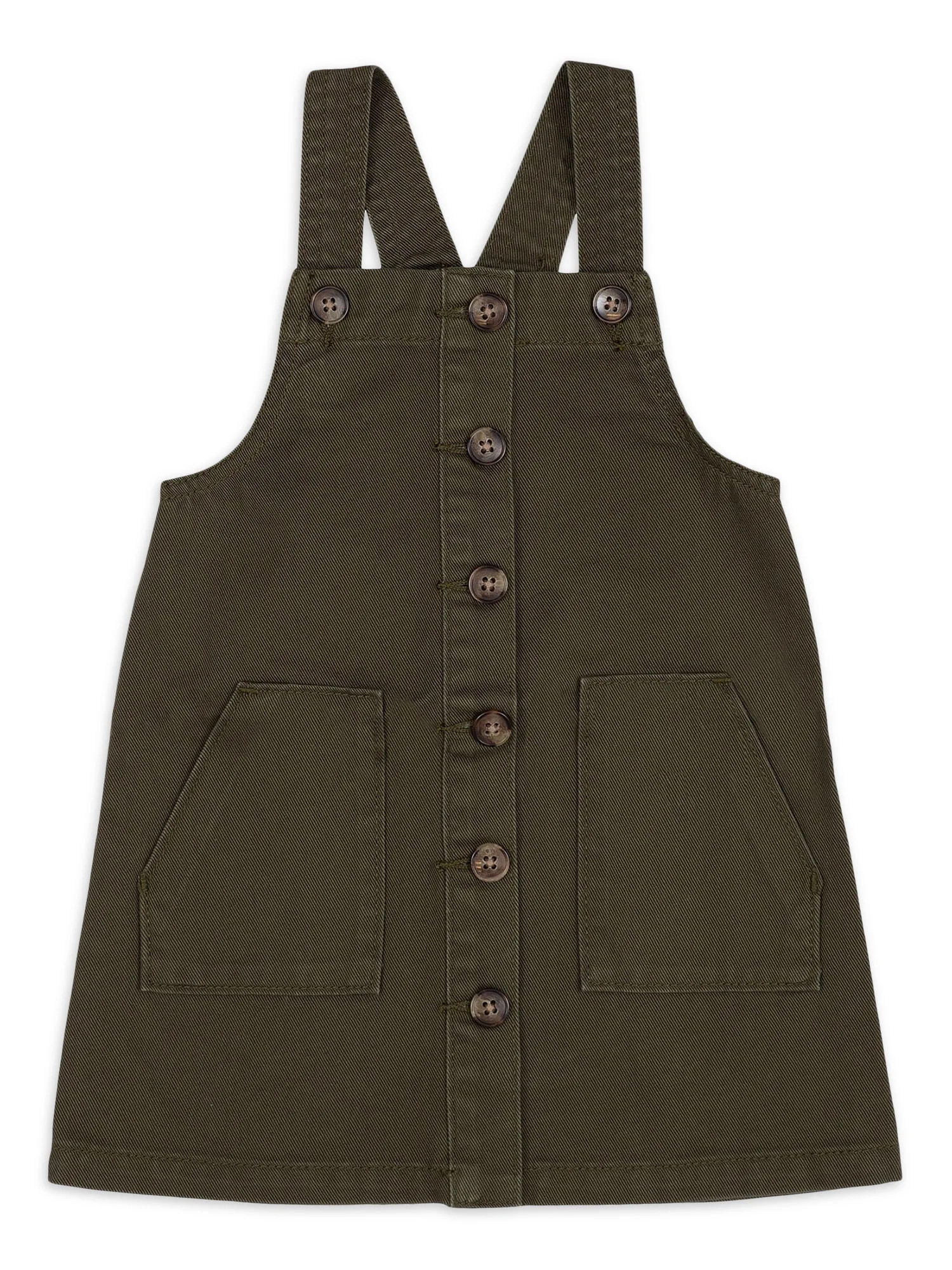 Wonder Nation Baby and Toddler Girls' Jumper Dress, Sizes 12 Months-5T - Walmart.com | Walmart (US)