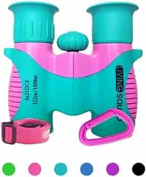 Kids Binoculars 8x21 Turquoise - Age 3-12, Shock Proof Compact Binoculars for Kids, High Resoluti... | Amazon (US)