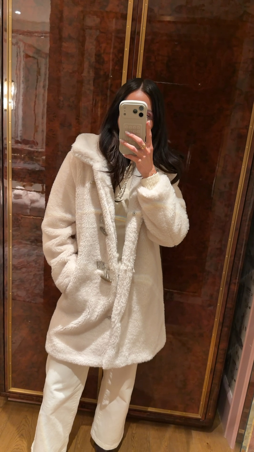 This coat is 45% off I’m in xs but could have done small as well. 

#LTKValentine #LTKootd #LTKNYFW