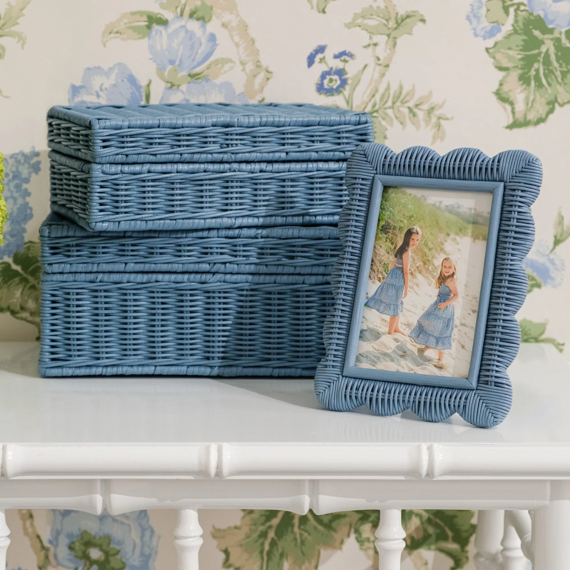 Endless Summer Hydrangea Paperweave Wallcovering | Cailini Coastal