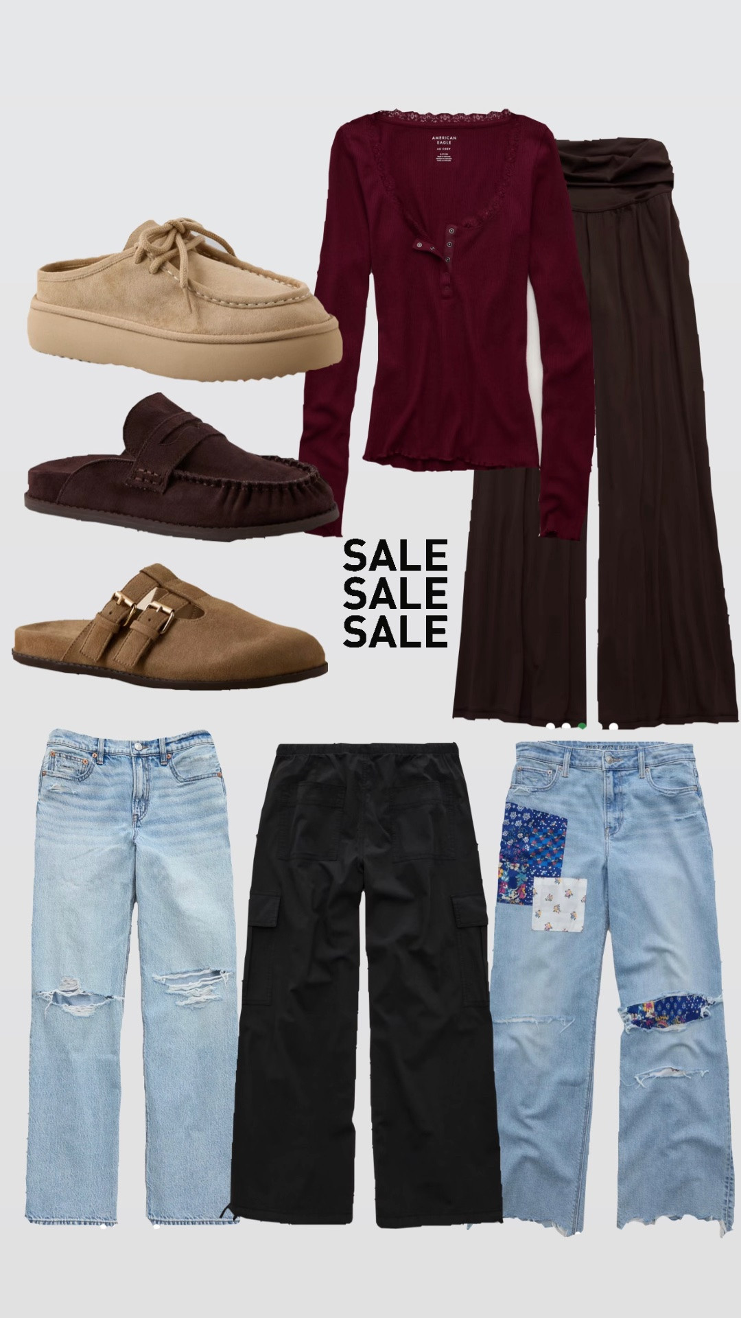 @American Eagle Outfitters is having a sale and I did an order for Layla and I! Their jeans are my absolute favorite right now!