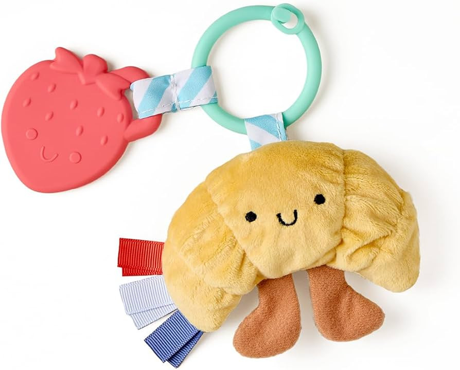 Itzy Ritzy Infant Toy & Teether - Itzy Pal Baby Teething Toy Includes Lovey, Crinkle Sound, Textu... | Amazon (US)