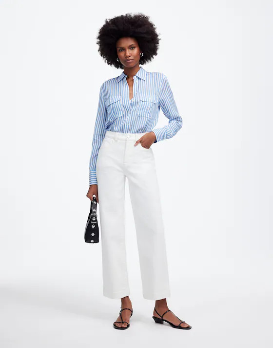 The Perfect Vintage Wide-Leg Crop Jean | Madewell