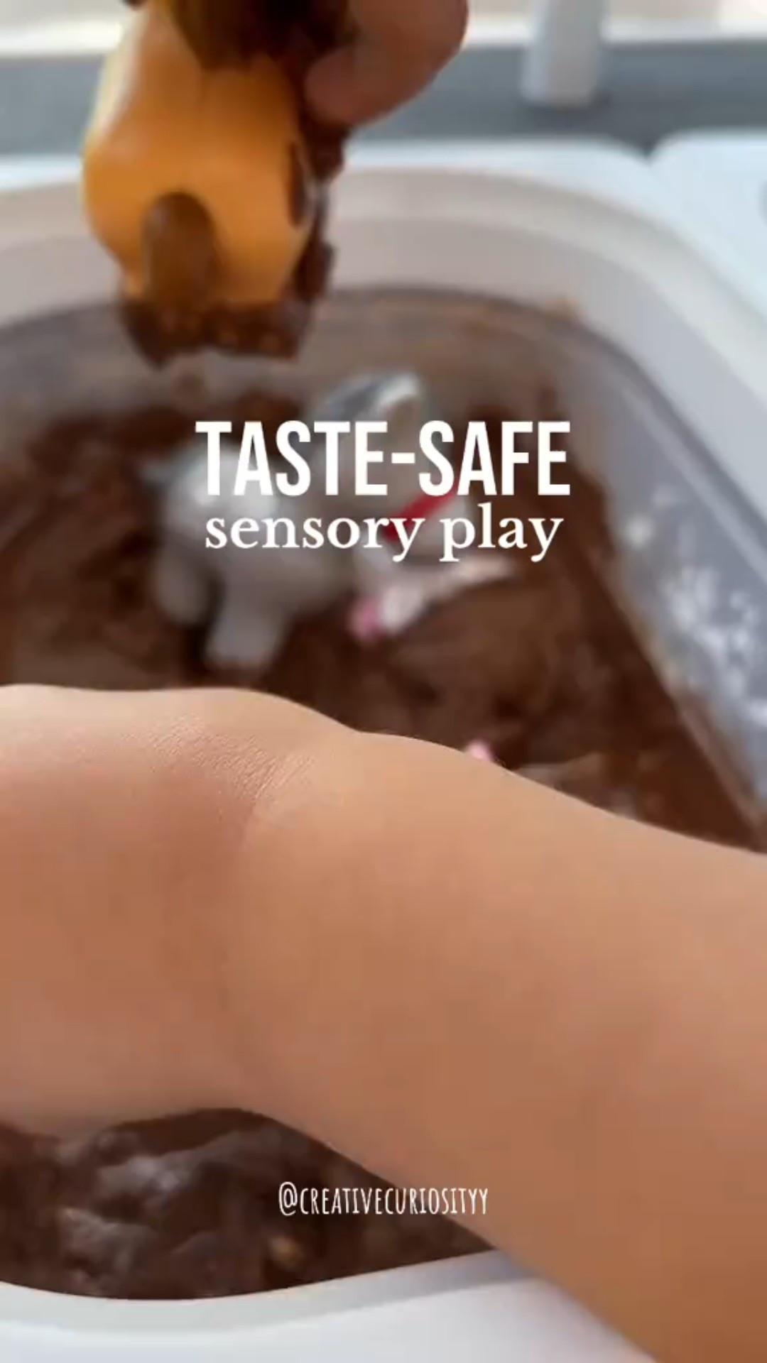 Taste safe 🤝🏼 toddlers



I love a good toddler-friendly sensory activity - especially if it’s taste-safe! Make your own “mud” and let your little one wash their dirty farm animals!

Sensory bins are such an awesome way for little hands to play
🐷 encourages independent play
🐔 works on fine motor skills
🐮 can get messy - I recommend this one outside! 😉 
🚜 is flexible - add whatever “farm” toys or animals you have as well as any cleaning tools (sponges, scrub brush, old toothbrush)
🌾 encourages independent play

So many benefits. So simple to set up. So much fun. 

#sensory #tastesafe #tastesafesensoryplay #sensoryplay #messyplay #sensorytable #messy #toddler #toddleractivities #toddlermom #toddlersoftiktok #playbasedlearning

#LTKKids #LTKFamily