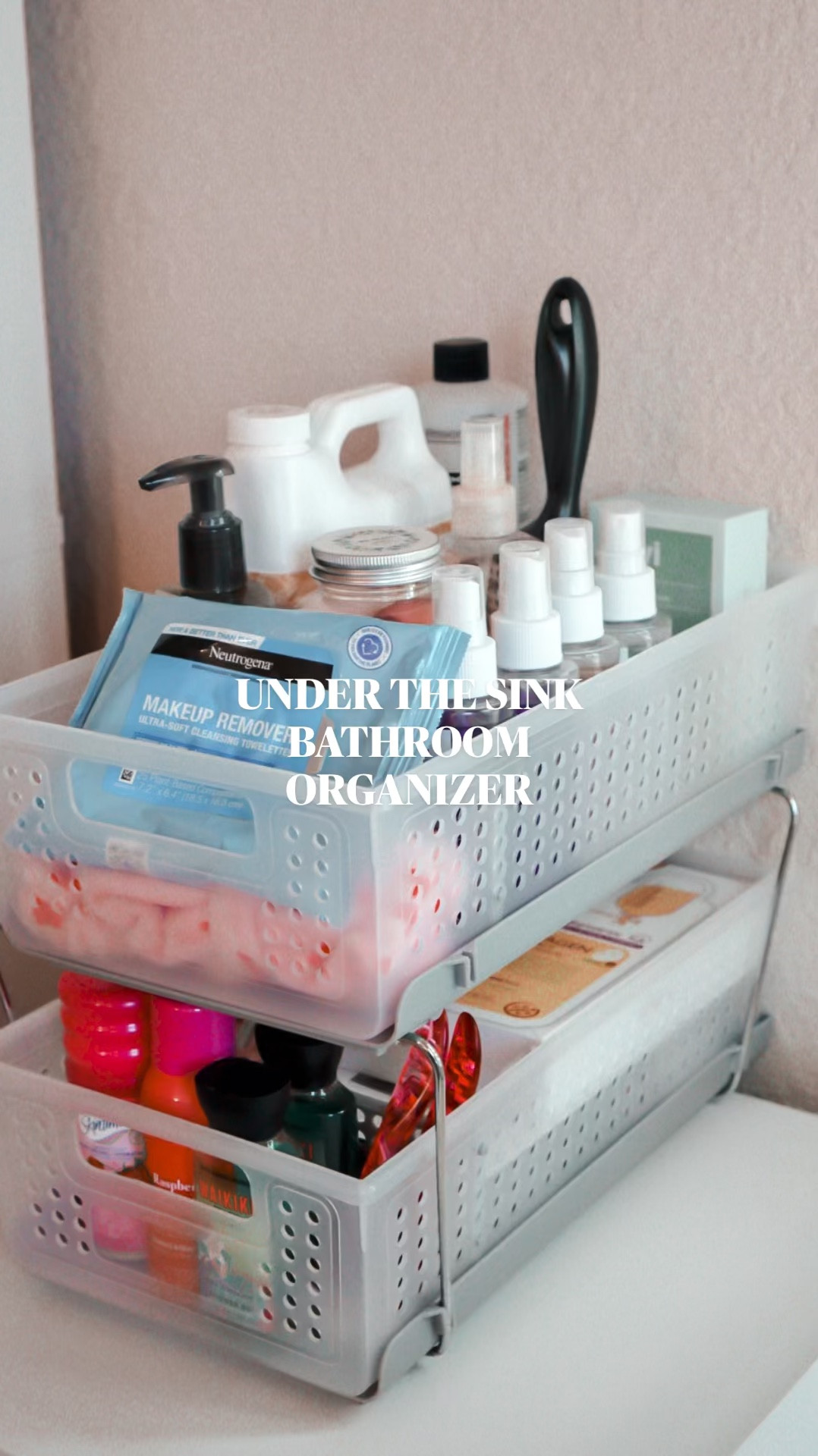 Amazon cabinet organization for under the sink: bathroom, kitchen, linen closet, small bedroom storage

#LTKfindsunder50 #LTKhome #LTKVideo