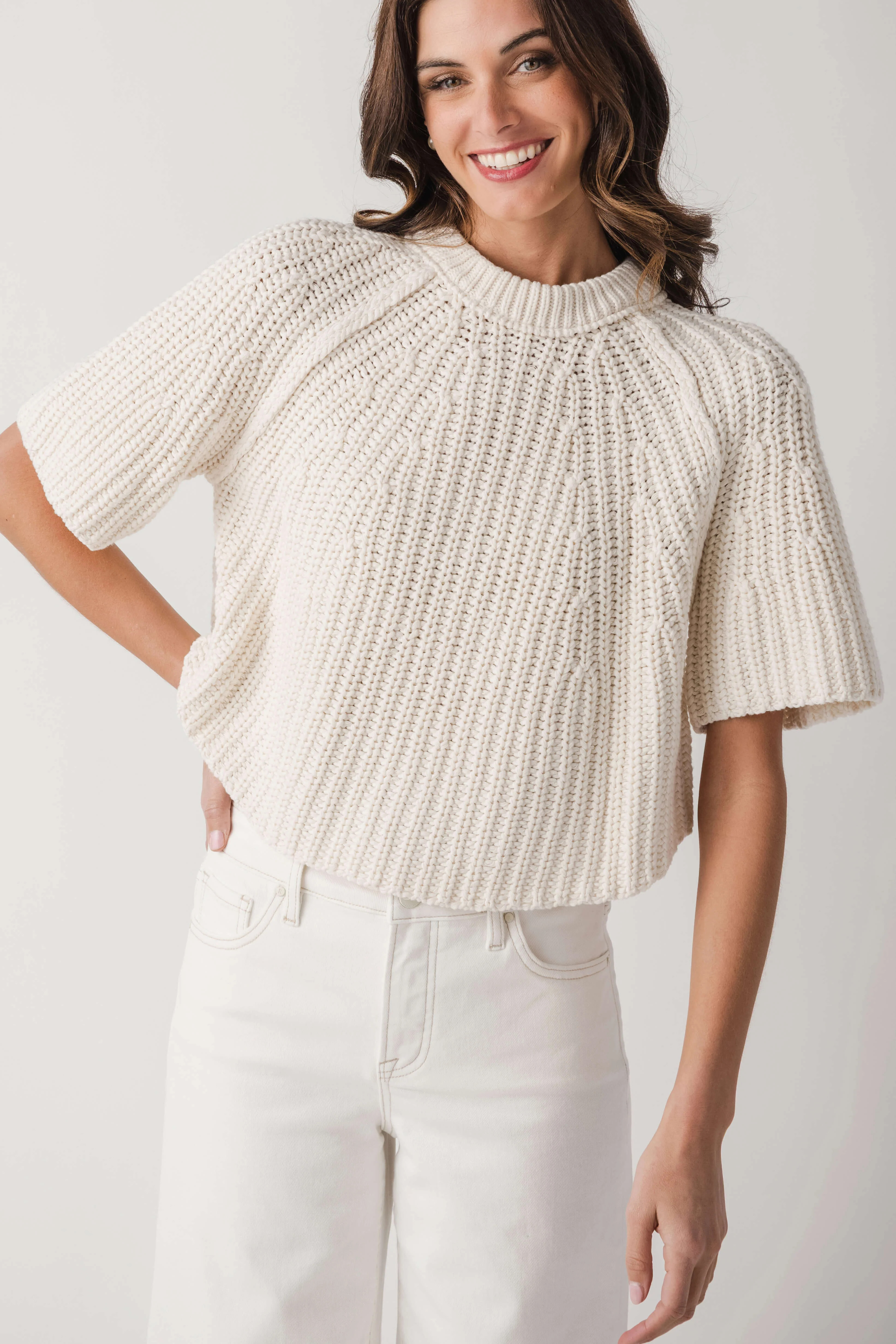 Free People Amy Sweater Tee | Social Threads