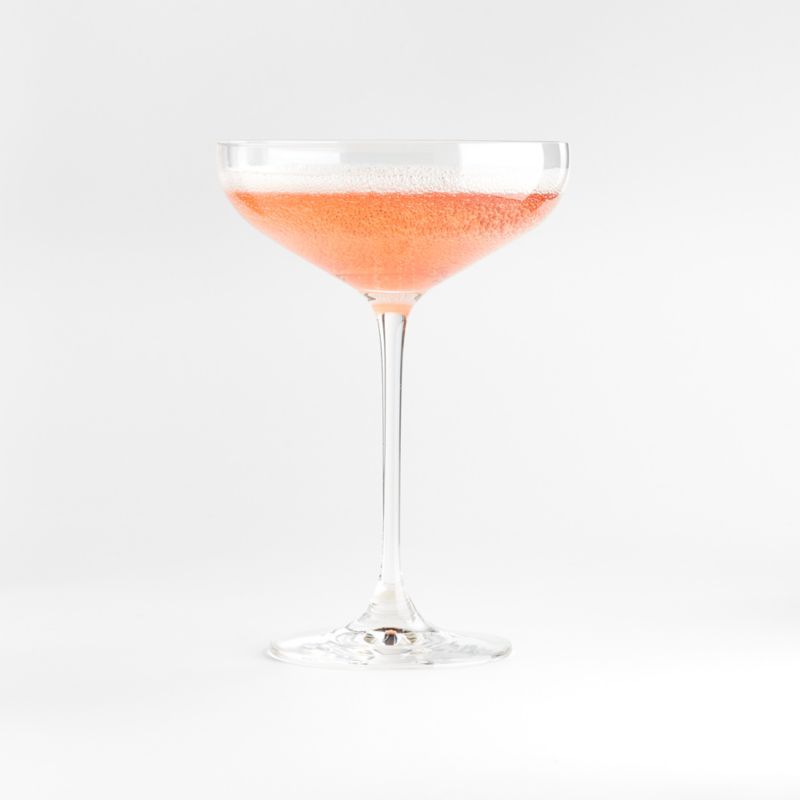 Hip 11.75-Oz. Coupe Glass + Reviews | Crate & Barrel | Crate & Barrel