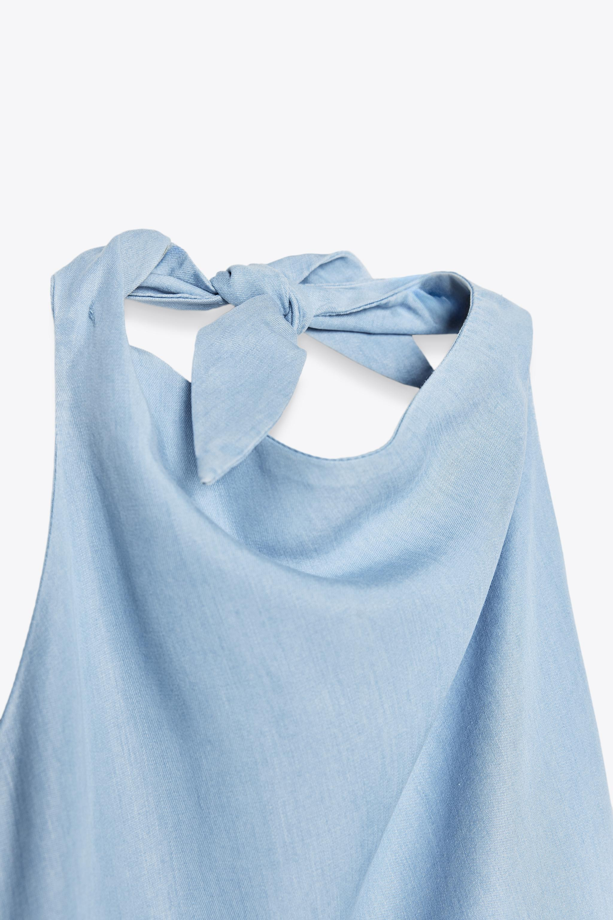 FLOWY HALTER DRESS | Zara US