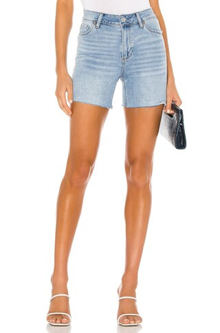 PAIGE Sarah Longline Short in Coltraine Distressed from Revolve.com | Revolve Clothing (Global)