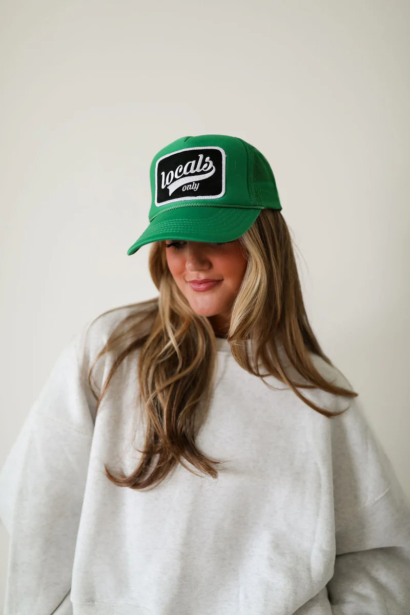 Locals Only Trucker Hat - Green | cocolillys
